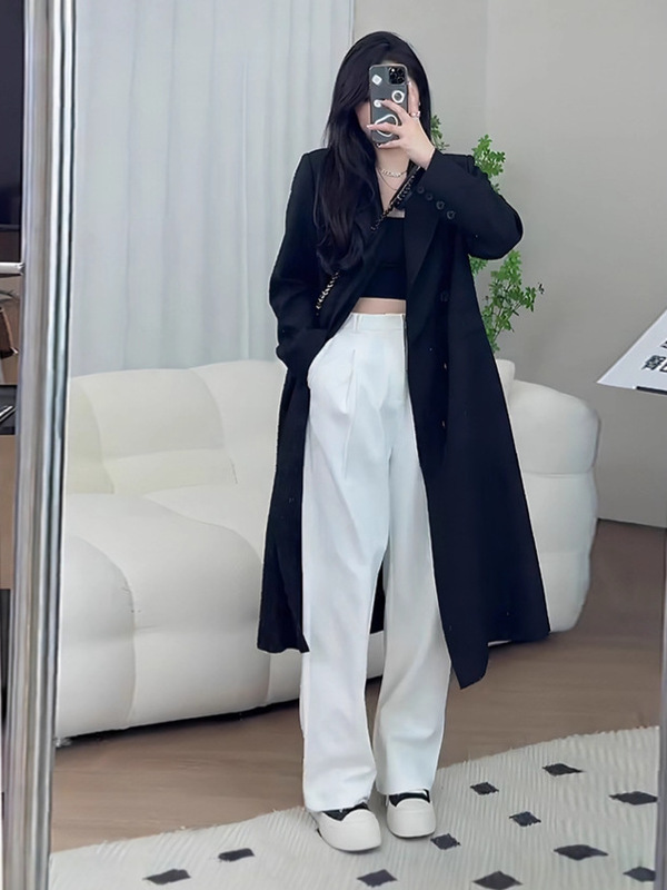 风衣外套女2025新款早春秋季小个子高级感超好看韩系英伦风中长款|undefined