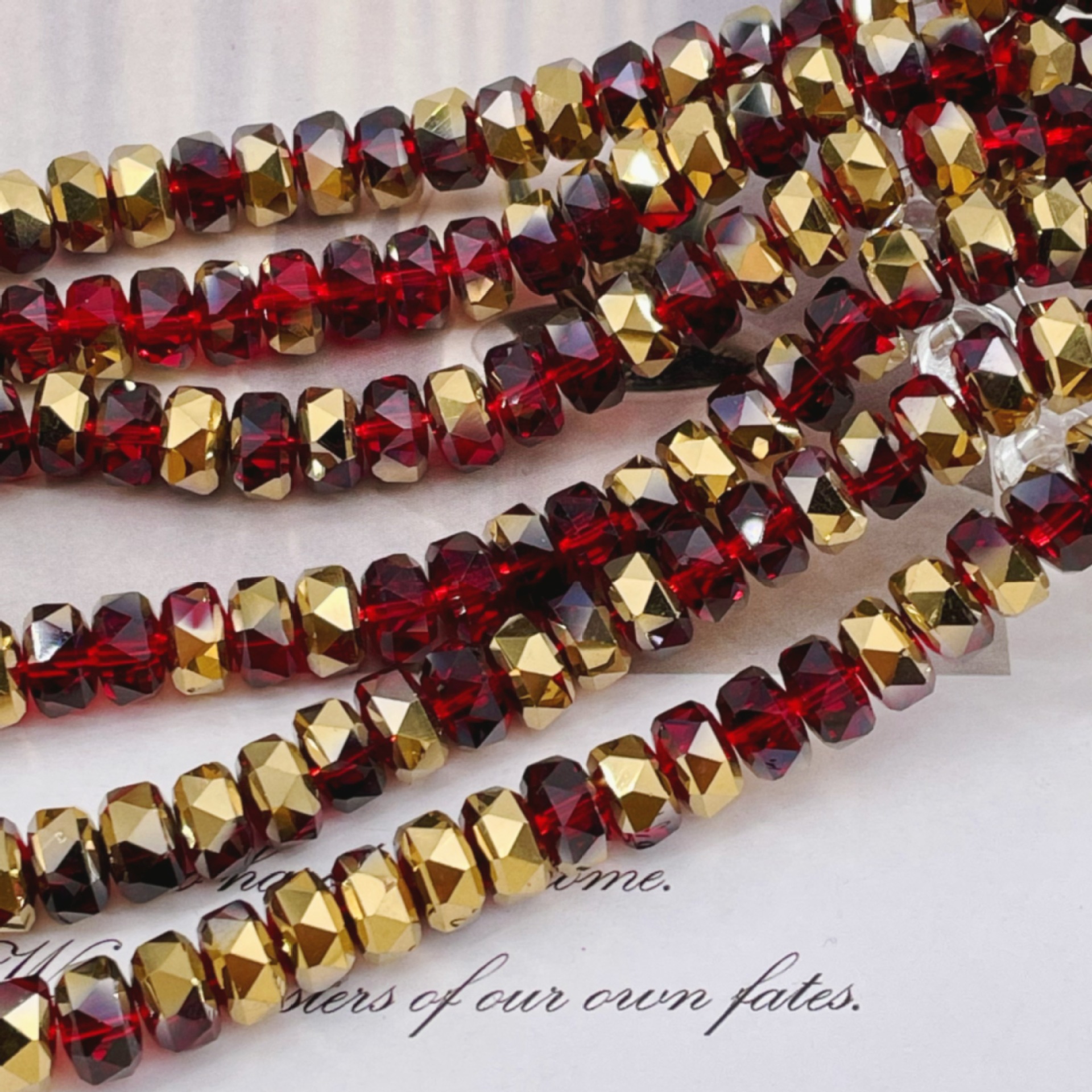 8mm Rainbow Wheel Jingjing Diy Jewelry Este embrión Vidrio Cristal Jewelry Pulsera Collar Moda Jewelry Accesorios dispersos