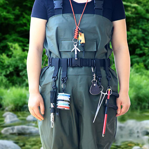 Adjustable fishing wader belt belt waist bar holder outdoor fly fishing surf kayak accessories wading harness