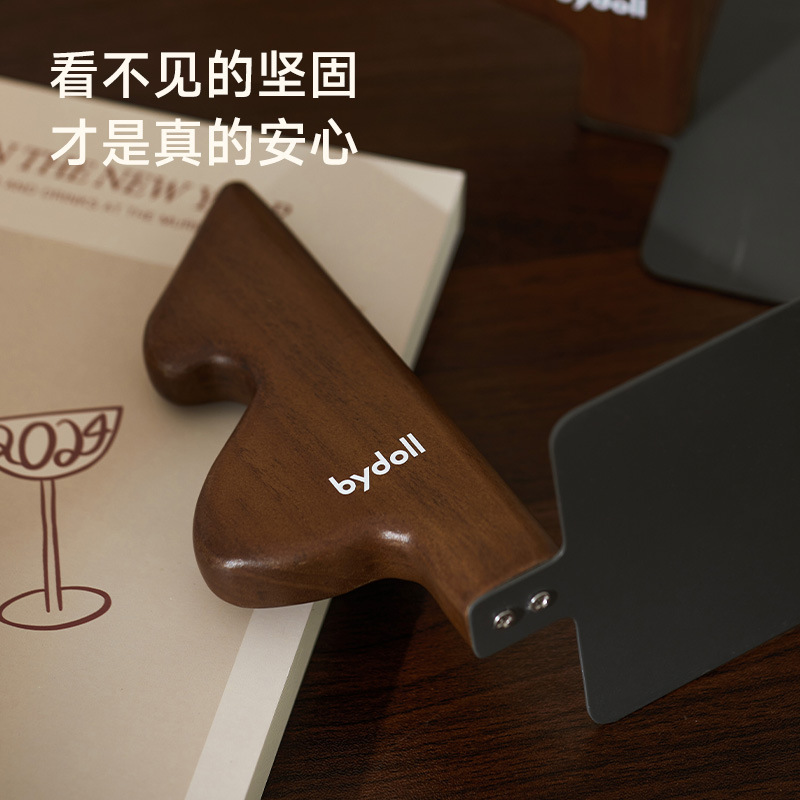 【知闲闲】创意实木树书立架桌面书立森系书本收纳置物架|undefined