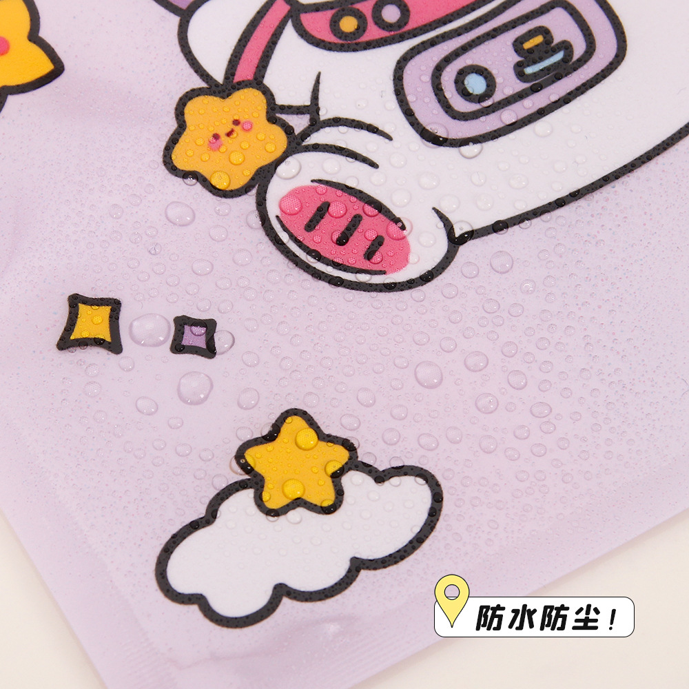 Bolsa de dibujos animados autosellada bolsas de plástico ins lindas bolsas de azúcar de viento almacenar bocadillos joyas bolsas autoselladas bolsas