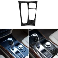 Подходит для BMW 08-13 моделей X5 E70E71 Модификация интерьера передачи передачи панели мрамора черный декор