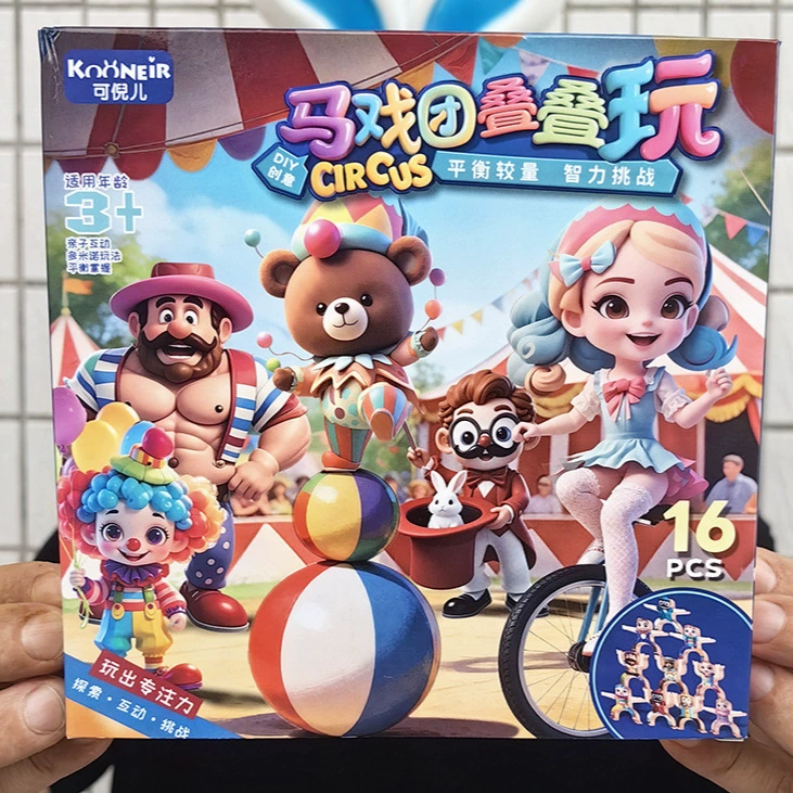 Цирковая башня-балансир настольная игра