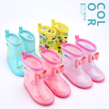 日系儿童雨鞋加棉 雨靴宝宝幼儿水靴小童水鞋男女童