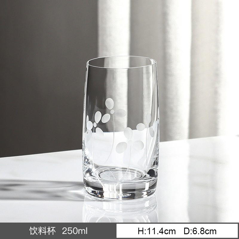 Tazas de cristal checas para el hogar esmerilado tazas de vino rojo tazas de borgoña talladas tazas hechas a mano tazas de vino creativas