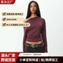 长袖辣妹跨境爆款上衣