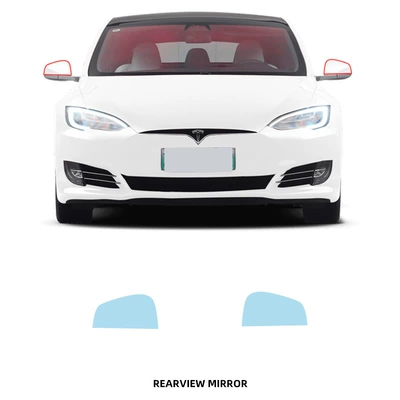 Car paint protective film — Car Machine Cutting TPU Invisible - a-pair-of-rearview-mirror-tpu-membranes-imported-tpu-film-special-car-cutting