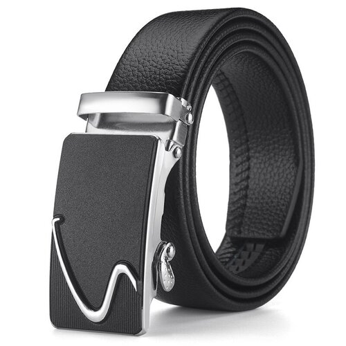 Men's belt men's automatic buckle belt business simple men's belt men's belt wholesale