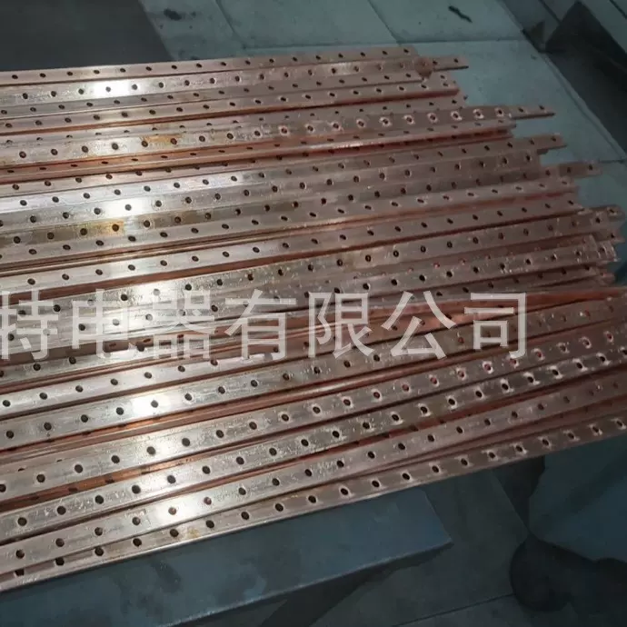 接地端子铜排 T2紫铜排导电汇流排 机房接地铜排