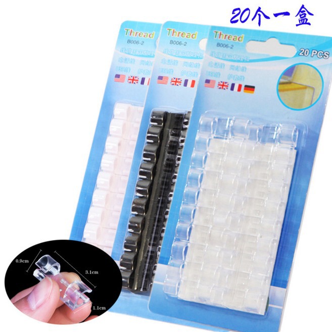 Self-adhesive wall wire organizer fixing clip wire network cable storage collator data cable fastening buckle 20 pieces Self-adhesive wall wire organizer fixing clip wire network cable storage collator data cable fastening buckle 20 pieces