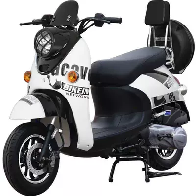 Little Turtle King Scooter for Men and Women, Commuting Lightweight Moped 125Cc Large Displacement Two-Wheeled Motorcycle