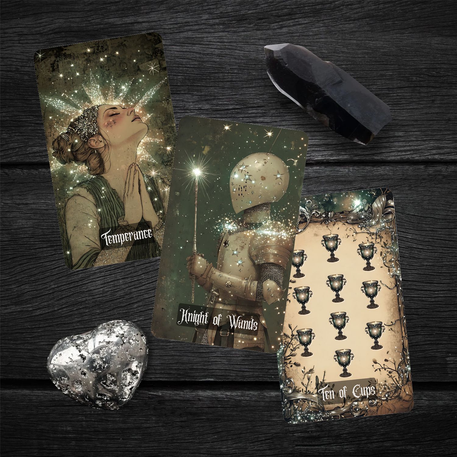 Cross-border Creative Tarot Board Game Cards, Shiny, New English Version Tarot_voghion.com