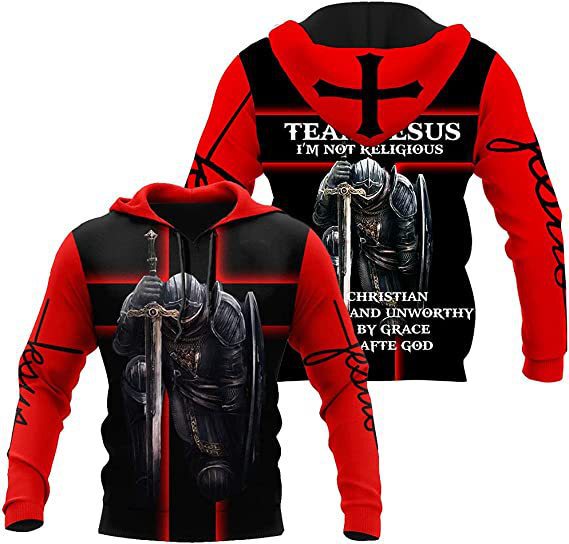 Best-selling new foreign trade Templar Knights hoodie on cross-border independent sites, 3D printed casual hooded anime sweatshirt Best-selling new foreign trade Templar Knights hoodie on cross-border independent sites, 3D printed casual hooded anime sweatshirt