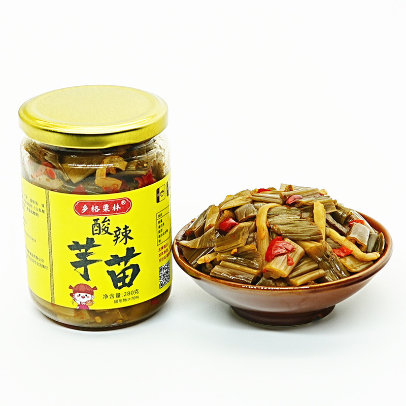 酸辣芋苗酸开袋即食广西产酸芋苗芋头梗芋荷酸菜酸笋爽口下饭菜|undefined