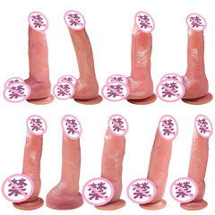 刁氏硅膠陽具逼真假陰莖女用成人用品自慰器仿真青筋陽具強力吸盤