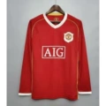 0607 Manchester United Home Long Sleeve