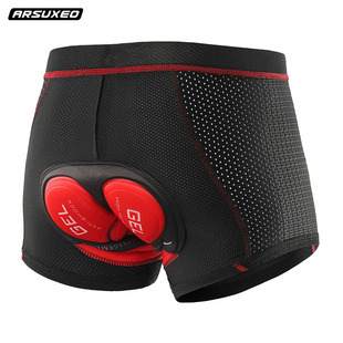 Aceoo bicycle riding underwear men's thickened silicone cushion outdoor road cycling shorts quick-drying 001C