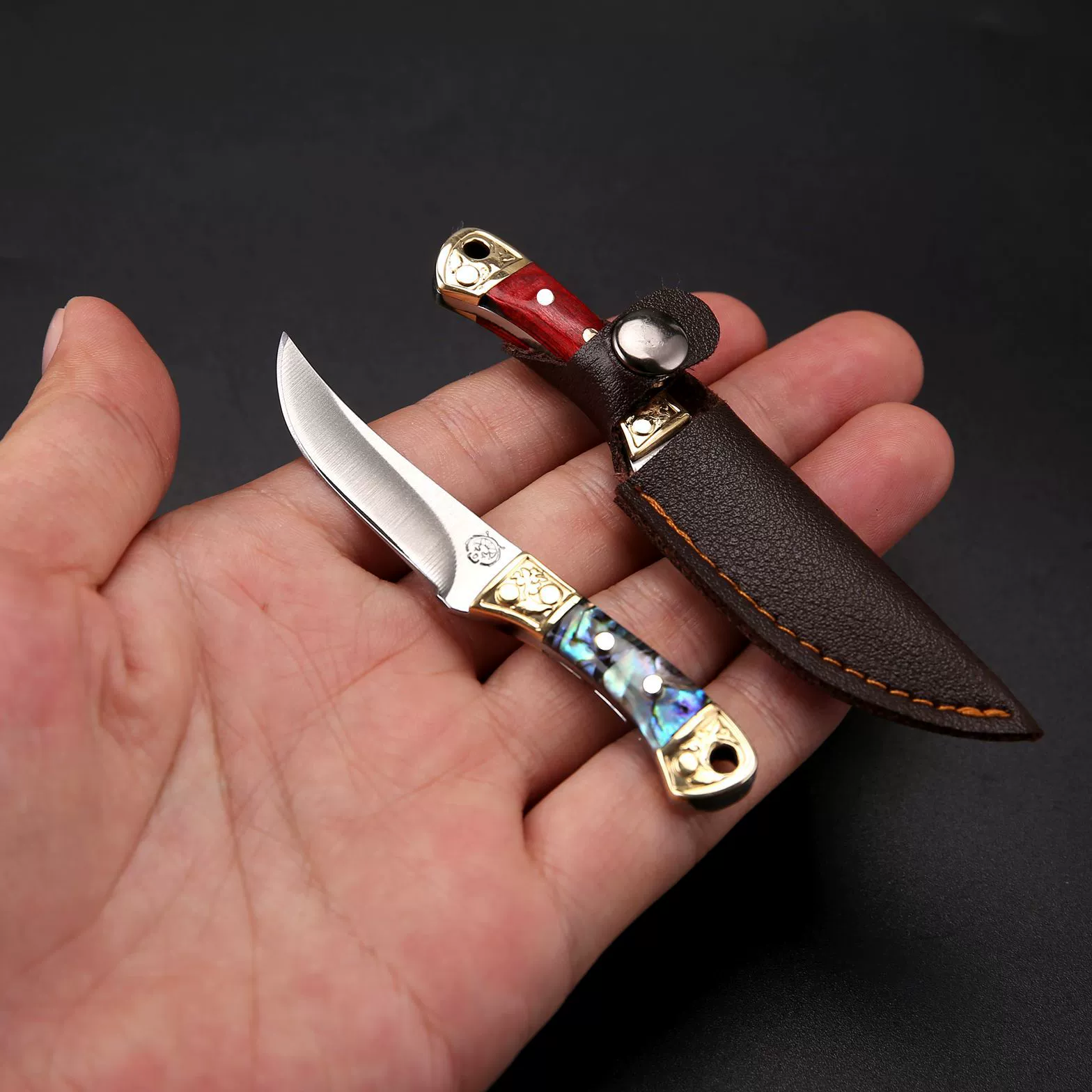 Маленький ручной карманный нож handmade брелок для путешествий