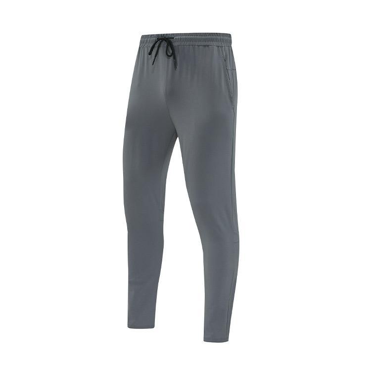 Pantalones deportivos y de ocio Lulu transfronterizos Pantalones de secado rápido para correr al aire libre para hombres Pantalones de entrenamiento de baloncesto sueltos para otoño e invierno