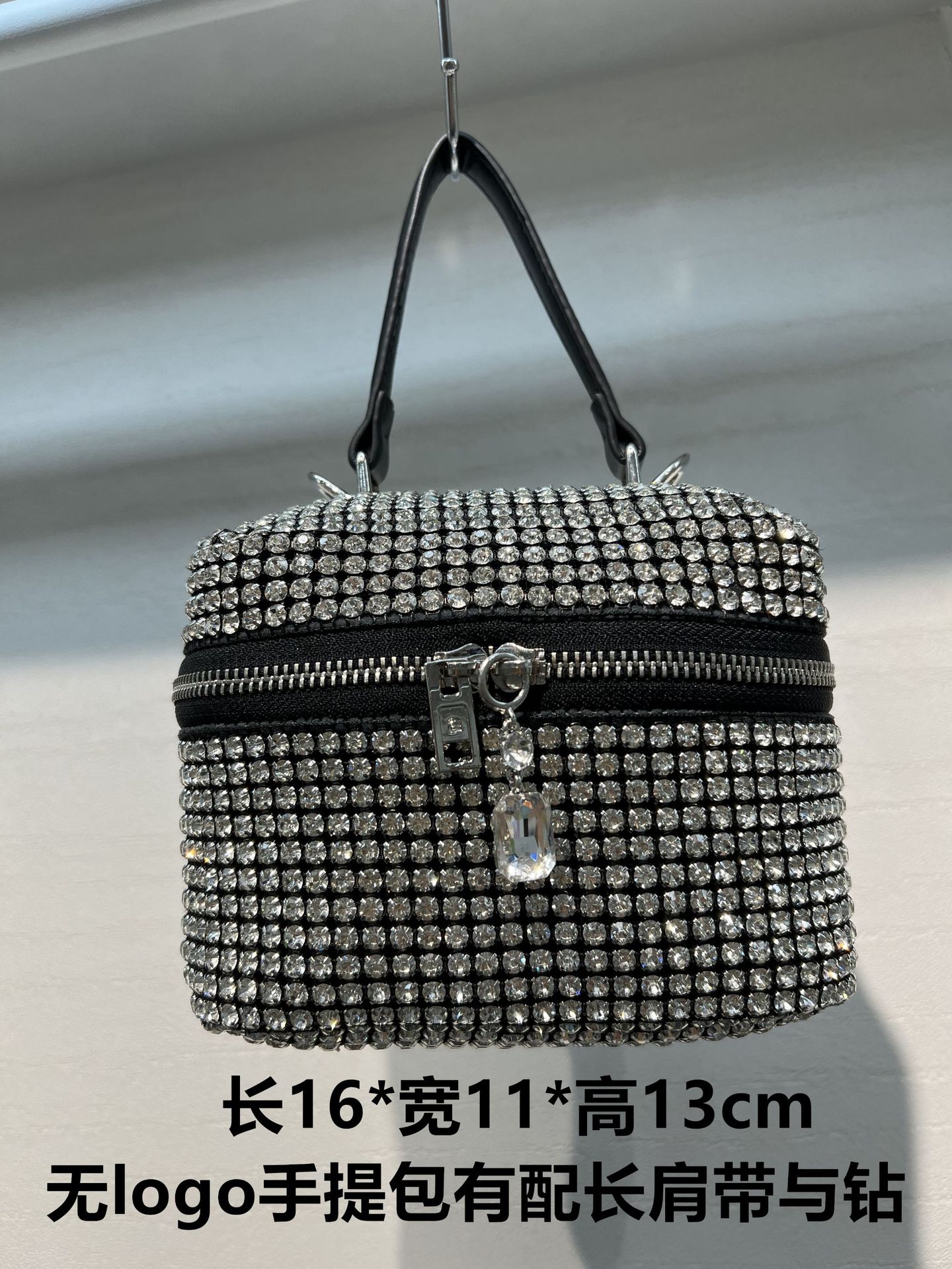 Bolsa de gala bolsa de mujer llena de diamantes bolsa de cubo con diamantes 2022 bolsa de mujer crossbody gran rey bolsa de diamantes pic 15