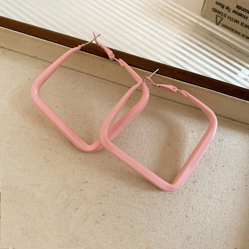 Pendientes de borla de cristal de hilo de malla de pétalo de aguja de plata Pendientes de estilo de vacaciones de playa dulce rosa Pendientes de moda de temperamento Mujer