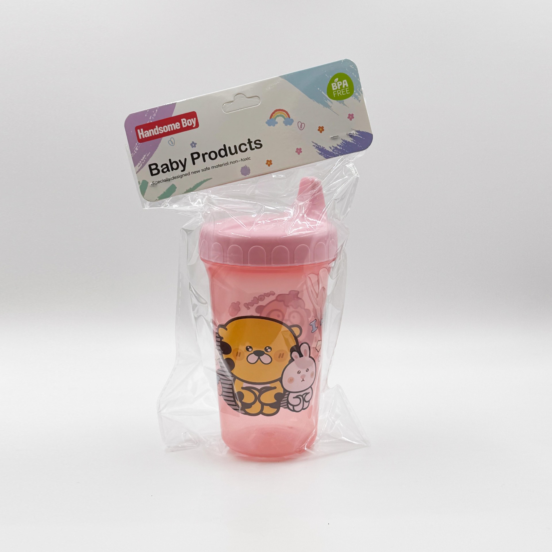 300ml taza de agua de gran capacidad con cubierta de aislamiento térmico a prueba de caídas taza de agua a prueba de fugas taza de agua para niños