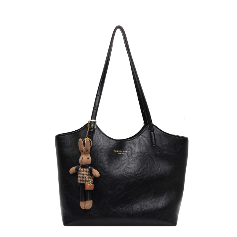 Bolsa de mano transfronteriza simple para mujeres 2025, otoño y invierno nuevo bolso de mano retro de gran capacidad para viajar bolso de hombro axilar image 6