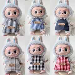 新型綿人形服10cm人形人形人形服ミニデニムエプロン手作りdiy着替え部品