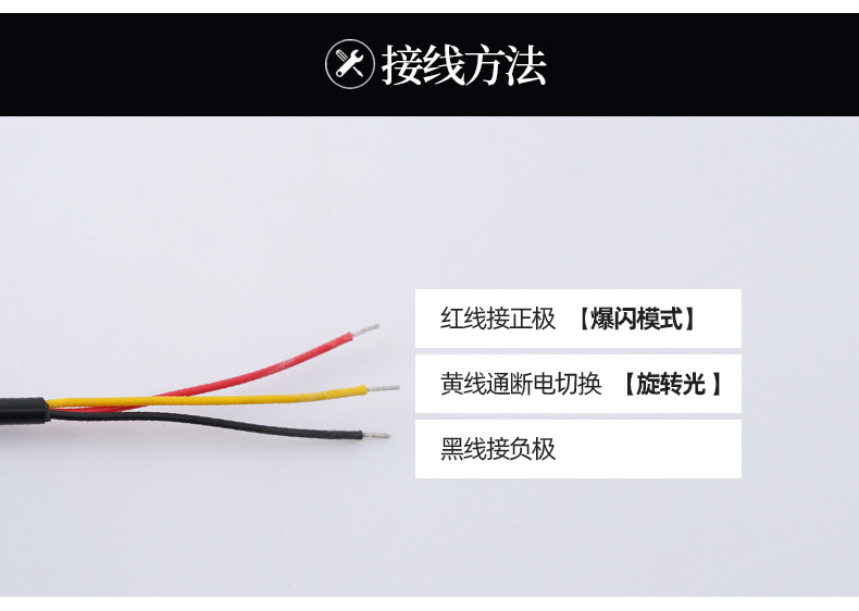 Car Flashing Rotating Warning Light Truck School Bus Vehicle-Mounted Led Light Traffic Safety Warning Signal Light Super Bright