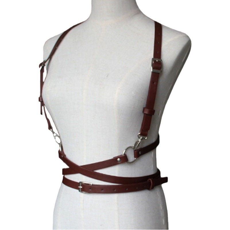 Transfronterizo de dos colores opcionales sexy a juego de cuero casual cintura decoración vinculante correa de la honda personalizada + cinturón integrado