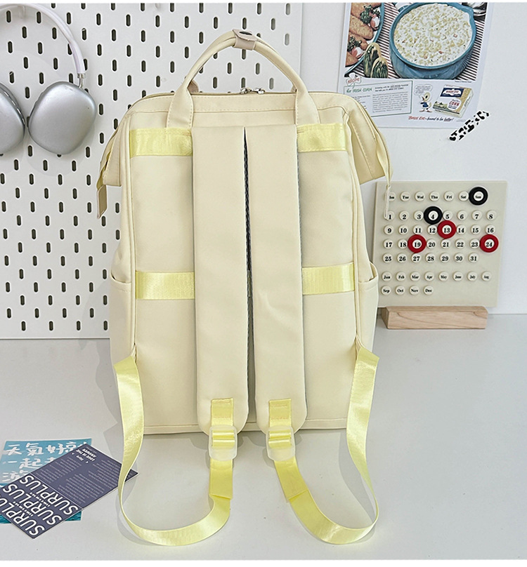 Kids Backpacks High Value Schoolbag Cream Cute Versatile Backpack Junior High School Student Schoolbag Female Dopamine Backpack_voghion.com