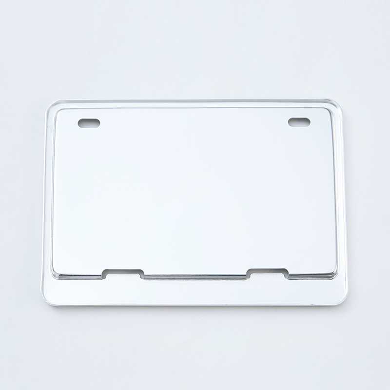 Transfronterizo caliente de acero inoxidable marco de la placa de matrícula del coche marco de la placa de matrícula Americana modificación de la placa de coche American Standard image 4