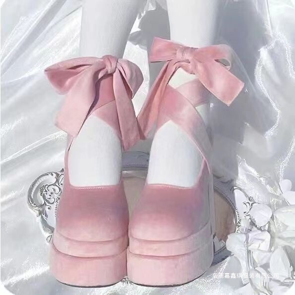 Mary Jane Shoes Spring and Autumn 2026 New French Style High Heels Retro Thick-Soled Height-Increasing Jk Solid Color Three Ways to Wear Mary Jane Shoes Spring and Autumn 2026 New French Style High Heels Retro Thick-Soled Height-Increasing Jk Solid Color Three Ways to Wear