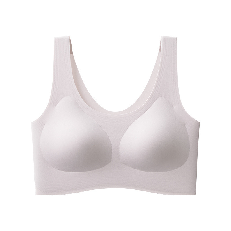 Taza fija sin marcas de belleza de espalda ropa interior para mujeres pechos pequeños colapse tipo chaleco de pecho sin anillo de acero anti-caída sujetador deportivo image 6