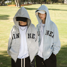 WINNER中大男童童装连帽卫衣2025秋季新款儿童韩版拉链衫宽松重磅