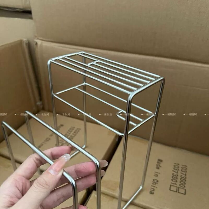 一诺厨房菜刀架置物架304不锈钢家用沥水架放刀座多功能厨具收纳|undefined