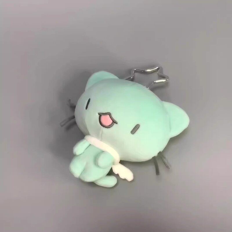 Mint Angel Kitty Plush Pendant - Soft and Adorable High-Quality Doll, Perfect Gift for Girls' Birthdays, Heartwarming and Cute Ornament Mint Angel Kitty Plush Pendant - Soft and Adorable High-Quality Doll, Perfect Gift for Girls' Birthdays, Heartwarming and Cute Ornament