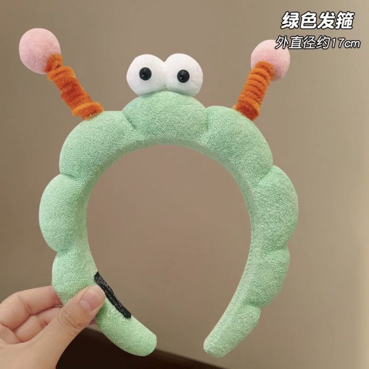 5#绿色扭扭棒大眼仔发箍