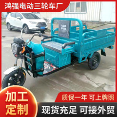 電動三輪車のトラックの新型家庭用電気自動車は大人に代わって小型の露店台車で子供を送迎します。