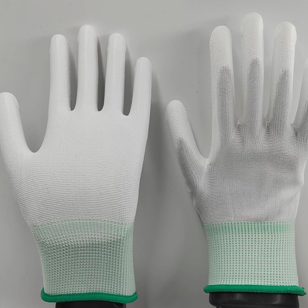 Palma revestida blanca de la PU