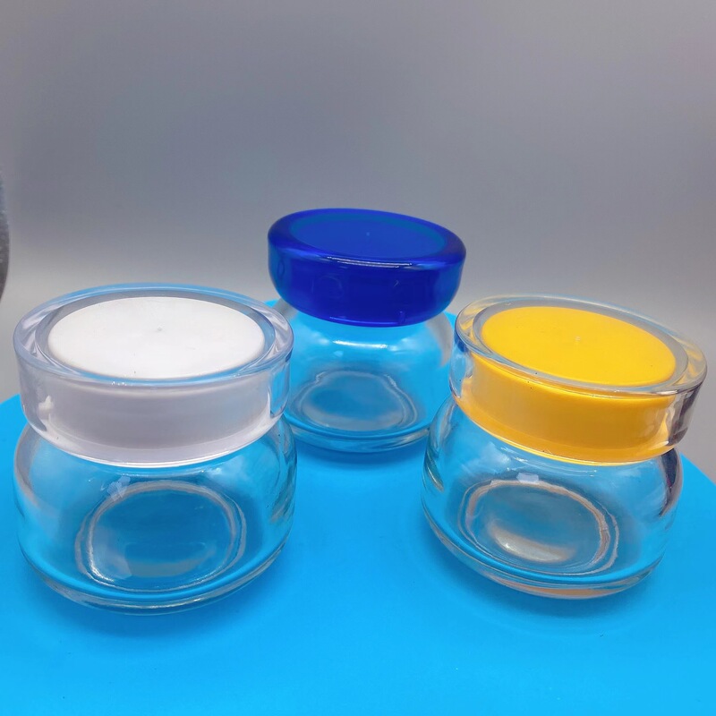 Popular Glass Yunifang 100g Cleansing Skin Care Products Facial Mask Body Lotion Plain Face Good Night Cream Packaging Material Empty Bottle