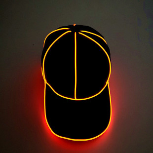 Cross-Border E-Commerce Hot-Selling Led Luminous Hat Luminous Running and Cycling Stage Performance Cheering Luminous Baseball Cap