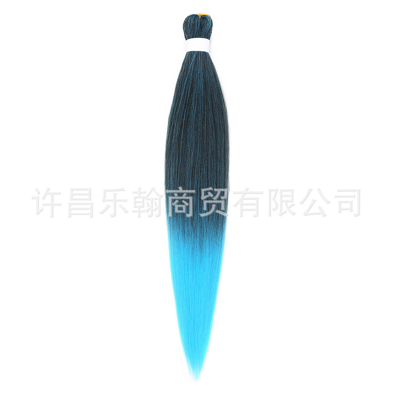 低温難燃性ふわふわプルブロックビッグ三つ編み低温スタイリングウィッグ卸売 26 インチ 90gEZ クロスボーダーウィッグ|undefined