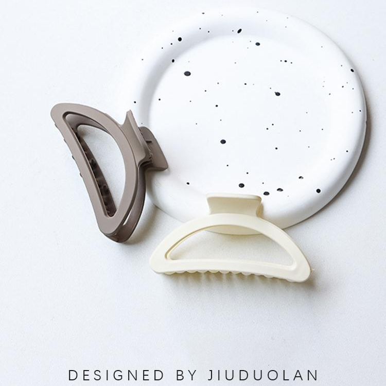 Pinza de pelo para mujeres, clip de tiburón de tamaño mediano, clip de Cabeza trasera, tocado, celebridad de Internet 2023 Nueva horquilla, todo a juego para salir