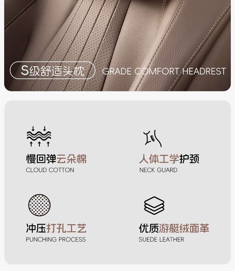 Lexus Car Headrest and Neck Pillow Nx300H Es260 Rx300 Es200 Car Lumbar Cushion Interior Accessories