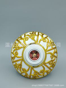 Manufacturer Supplies Colorfulful Plastic Lamp Holders, Lamp Trays, Decorative Screw Gold and Silver Two-Colorful Surface-Mounted Lamp Holders Wholesale