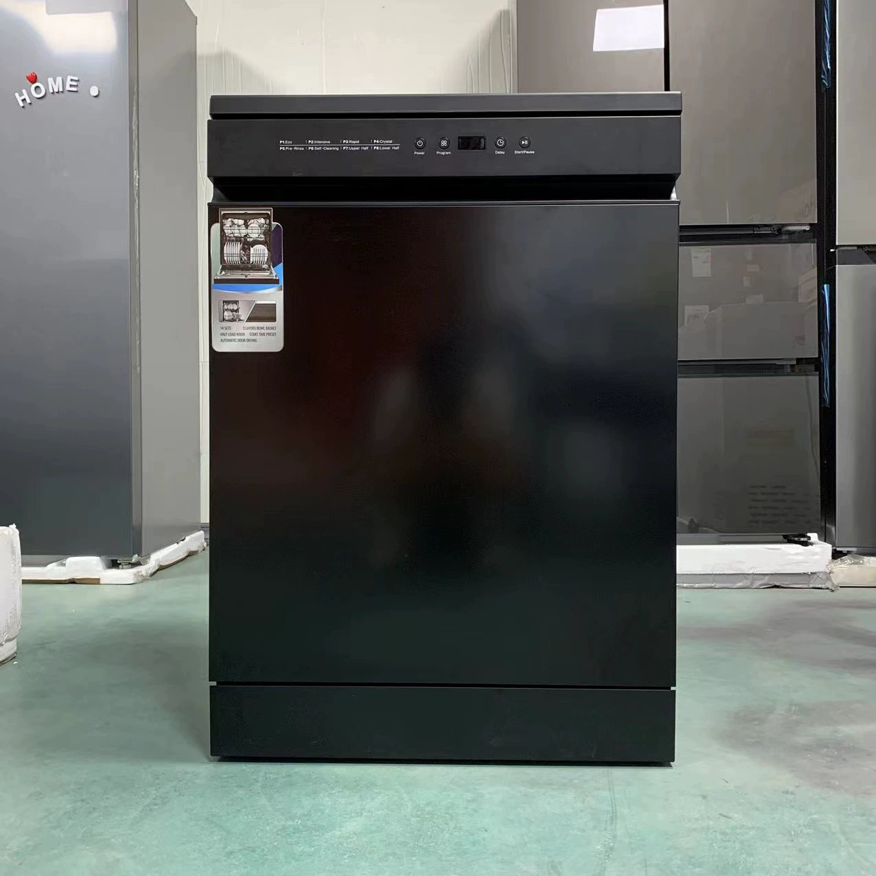 Посудомоечная машина автоматическая встроенная сушка горячего воздуха большой емкости