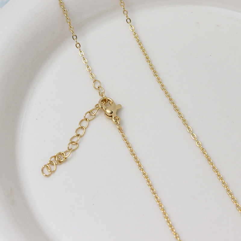 4g Weight Chain Jewelry Making Type 45-50cm Jewelry Making Size Lobster Trigger Clasp Closure Clasp Closure Type Jewelry Accessories Classification 1 Piece Quantity Copper Material Geometric Pattern All Seasons Season Plating Design Simple Style Style 1 Piece Copper 45-50cm Jewelry Accessories Chain Simple Style Geometric 7