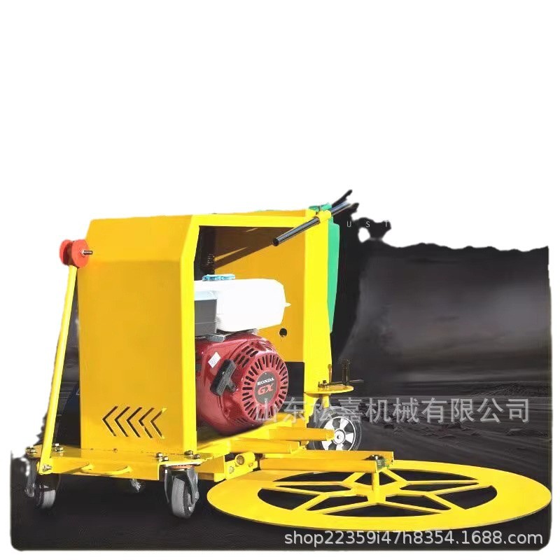 máquina de corte circular de pavimento de asfalto de hormigón empujada máquina de corte de cubierta de pozo máquina de corte de cubierta de pozo de carretera municipal