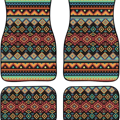 Avtomobil döşəmə paspasları — Velvet Car Mat 4-piece - car-floor-mats-10-two-pairs-of-35454868cm
